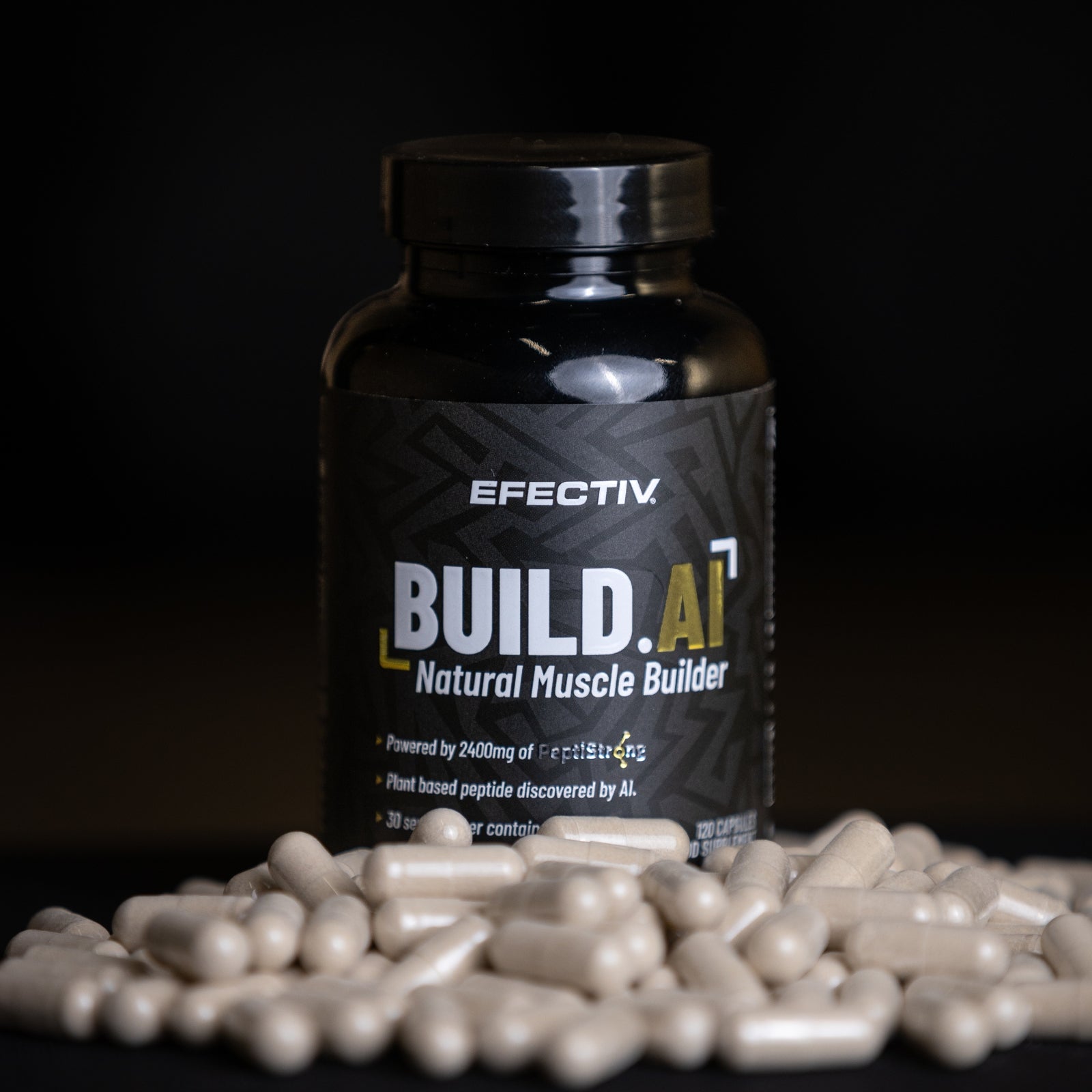EFECTIV® BUILD.AI (with PeptiStrong®) | 30 Servings | Muscle Builder