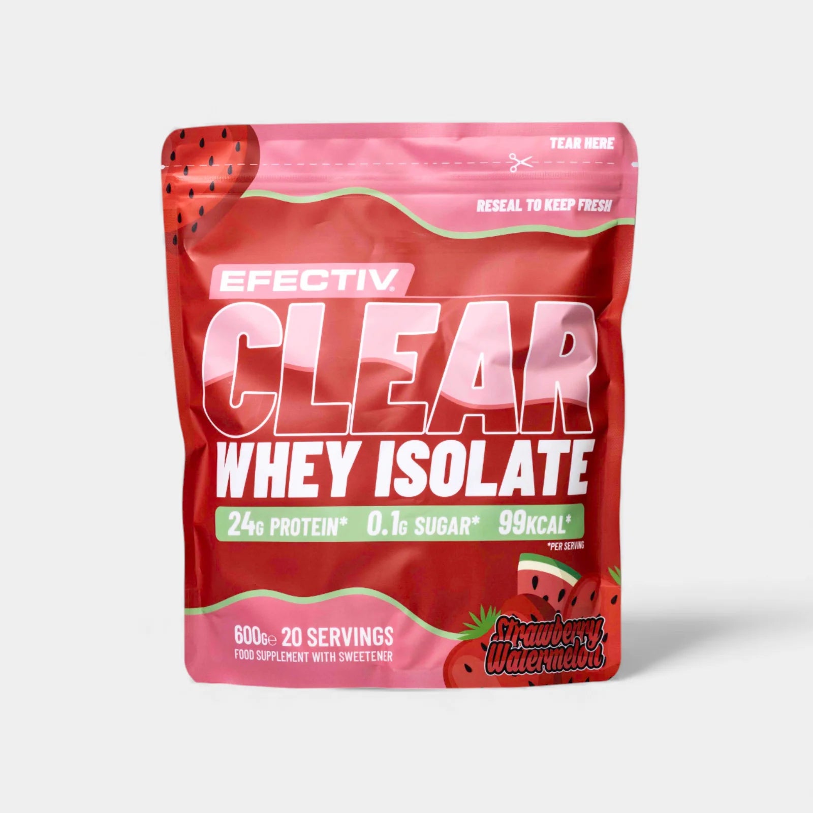EFECTIV® Clear Whey Protein Isolate | 20 Servings | Muscle Recovery