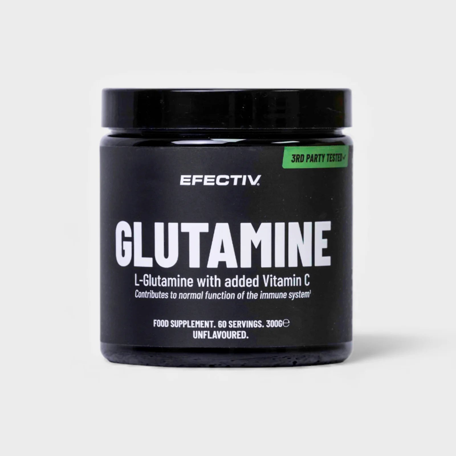 EFECTIV® Glutamine Powder | 60 Servings | Added Vitamin C