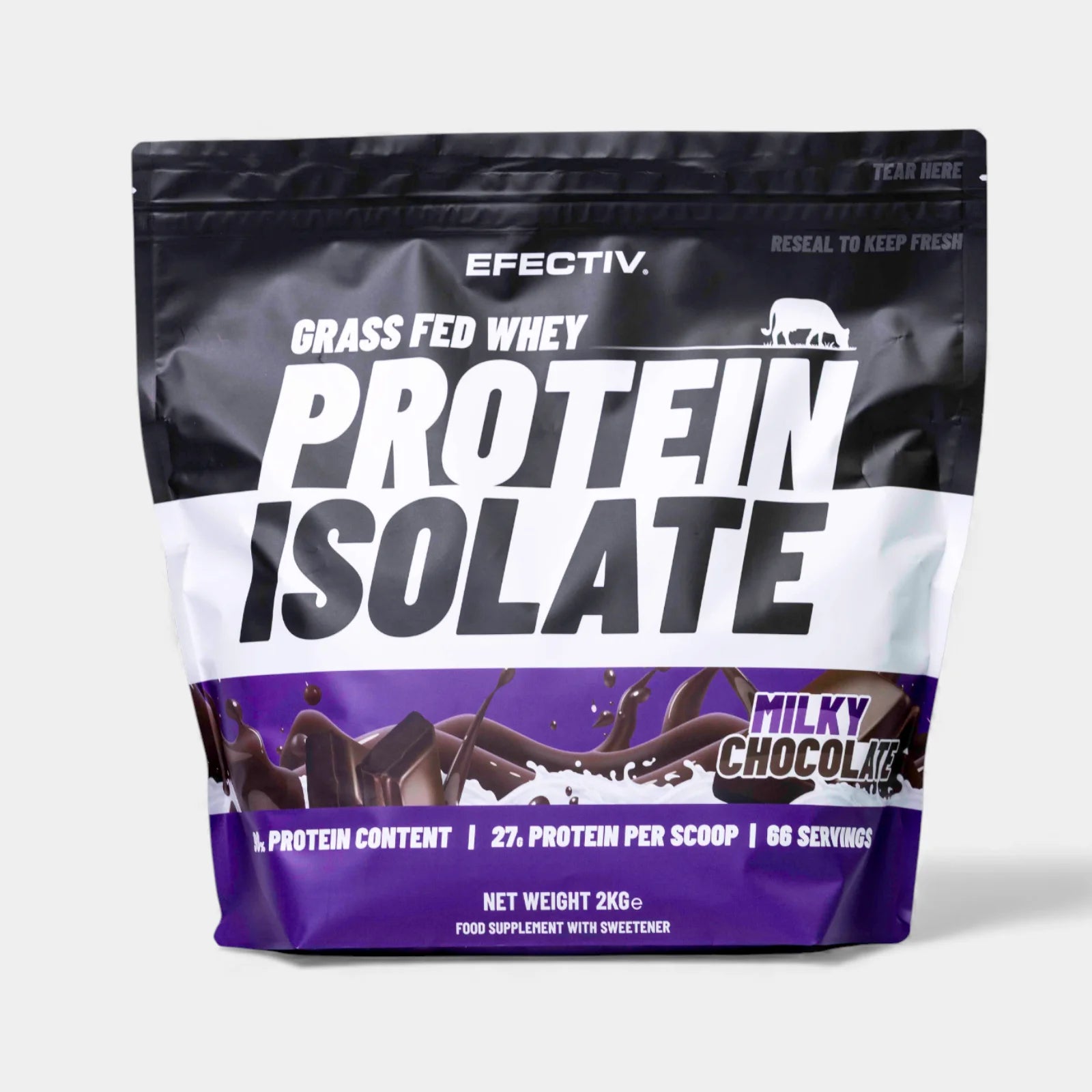 EFECTIV® Grass Fed Whey Protein Isolate | 66 Servings | Muscle Growth
