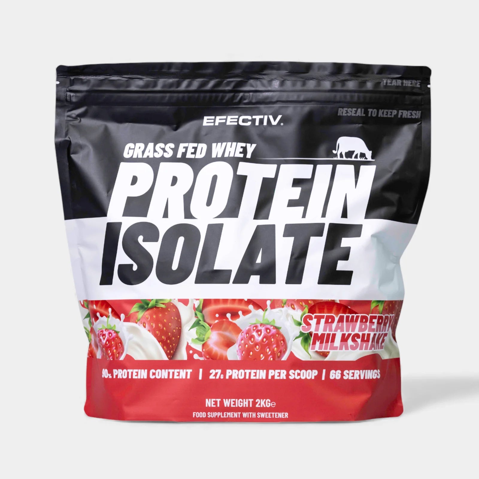 EFECTIV® Grass Fed Whey Protein Isolate | 66 Servings | Muscle Growth