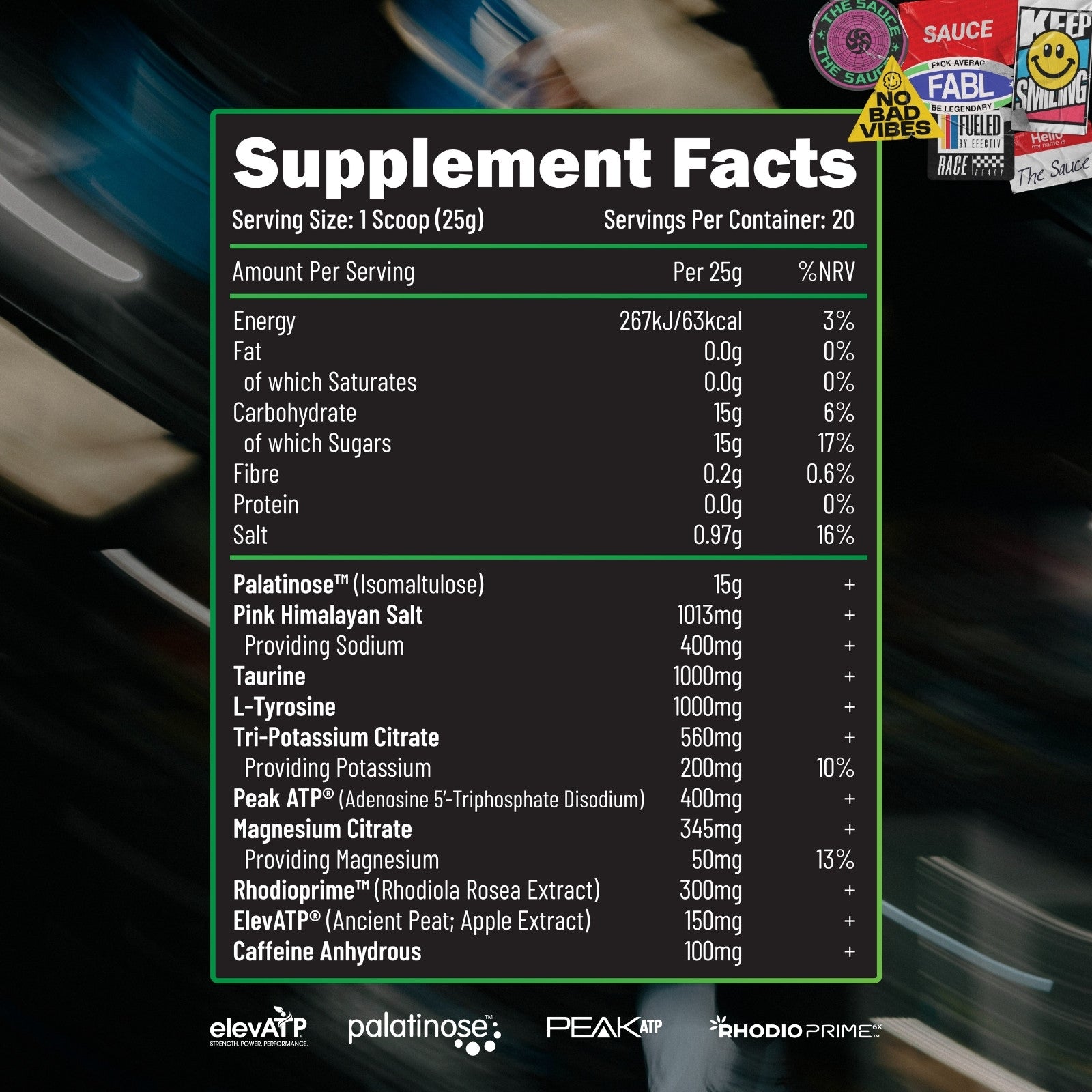 EFECTIV® The Sauce | CrossFit Pre-Workout | 20 Servings