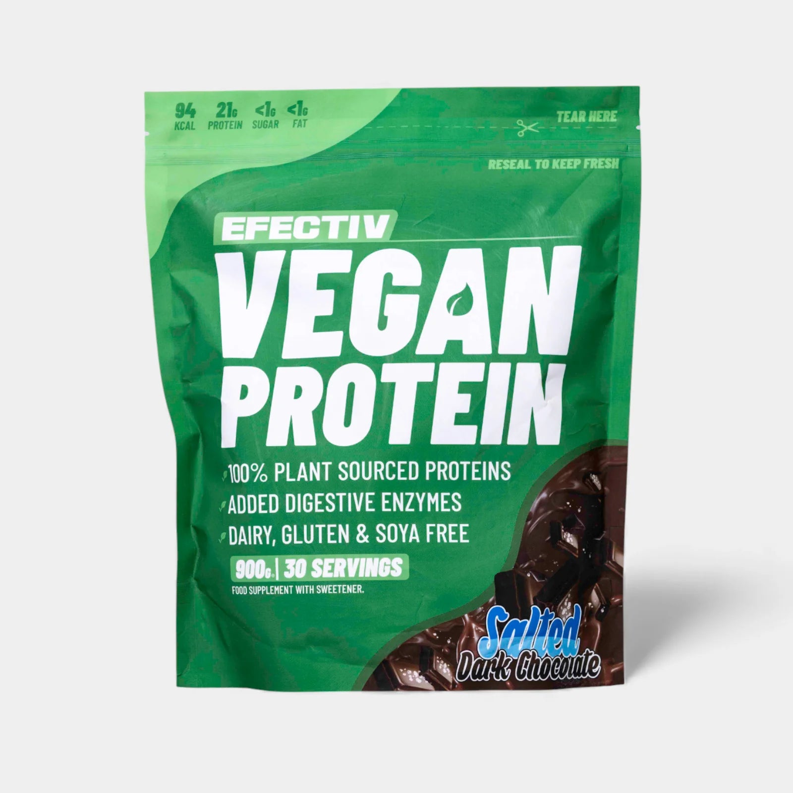 EFECTIV® Vegan Protein Powder | 30 Servings | 100% Plant-Based