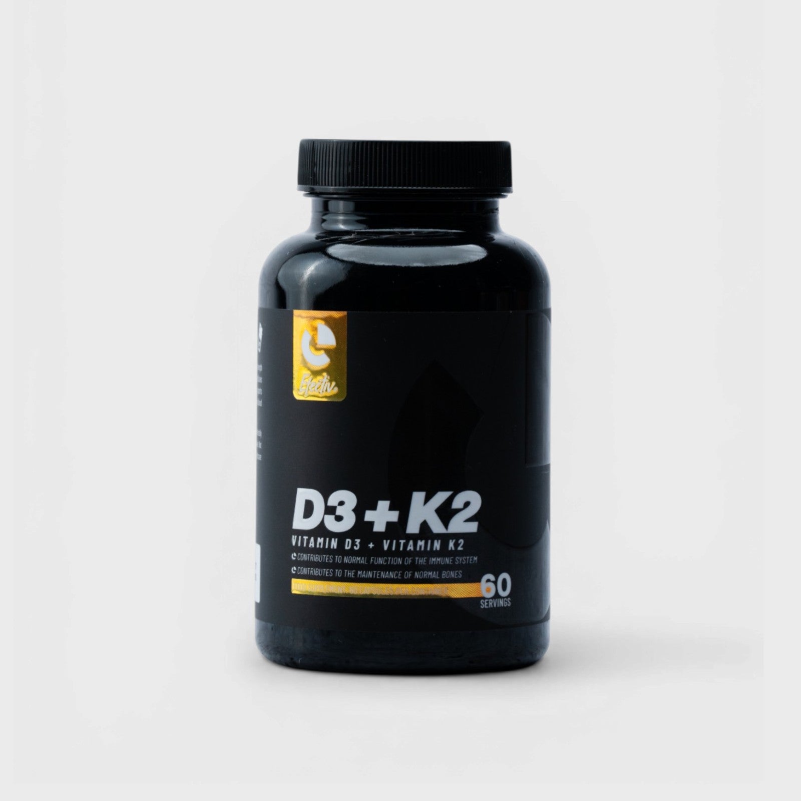 EFECTIV® Vitamin D3 with K2 | 60 Servings | Immune Support