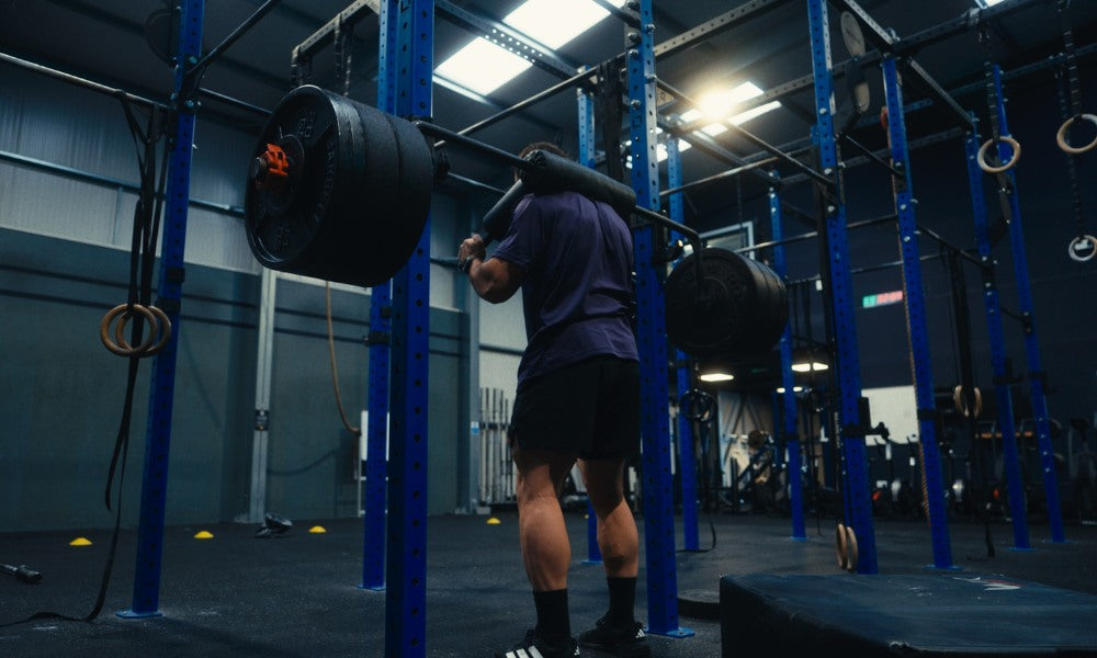 Safety bar squat training
