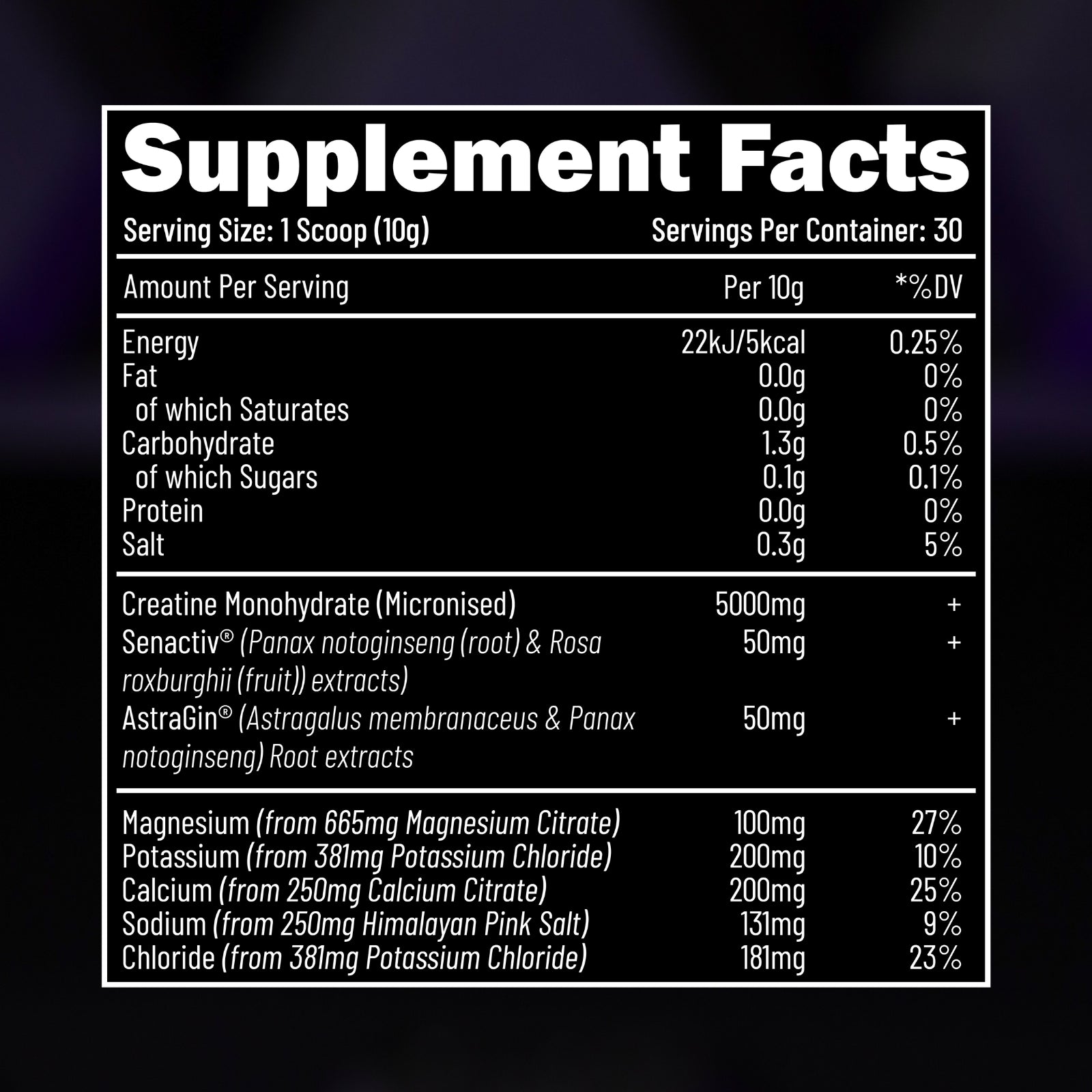 EFECTIV® Hybrid Creatine + Hydration | 30 Servings | Strength & Endurance