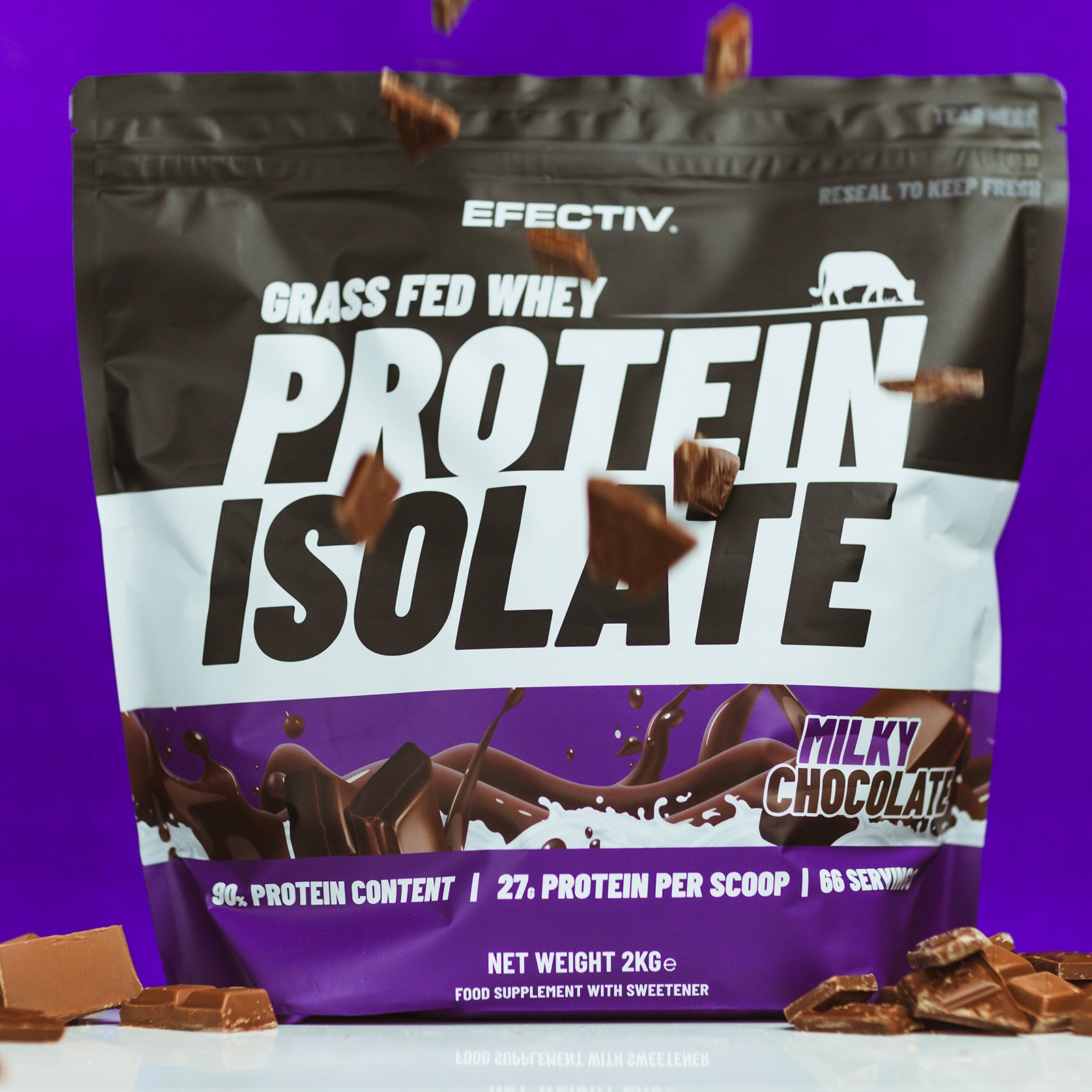 EFECTIV® Grass Fed Whey Protein Isolate | 66 Servings | Muscle Growth