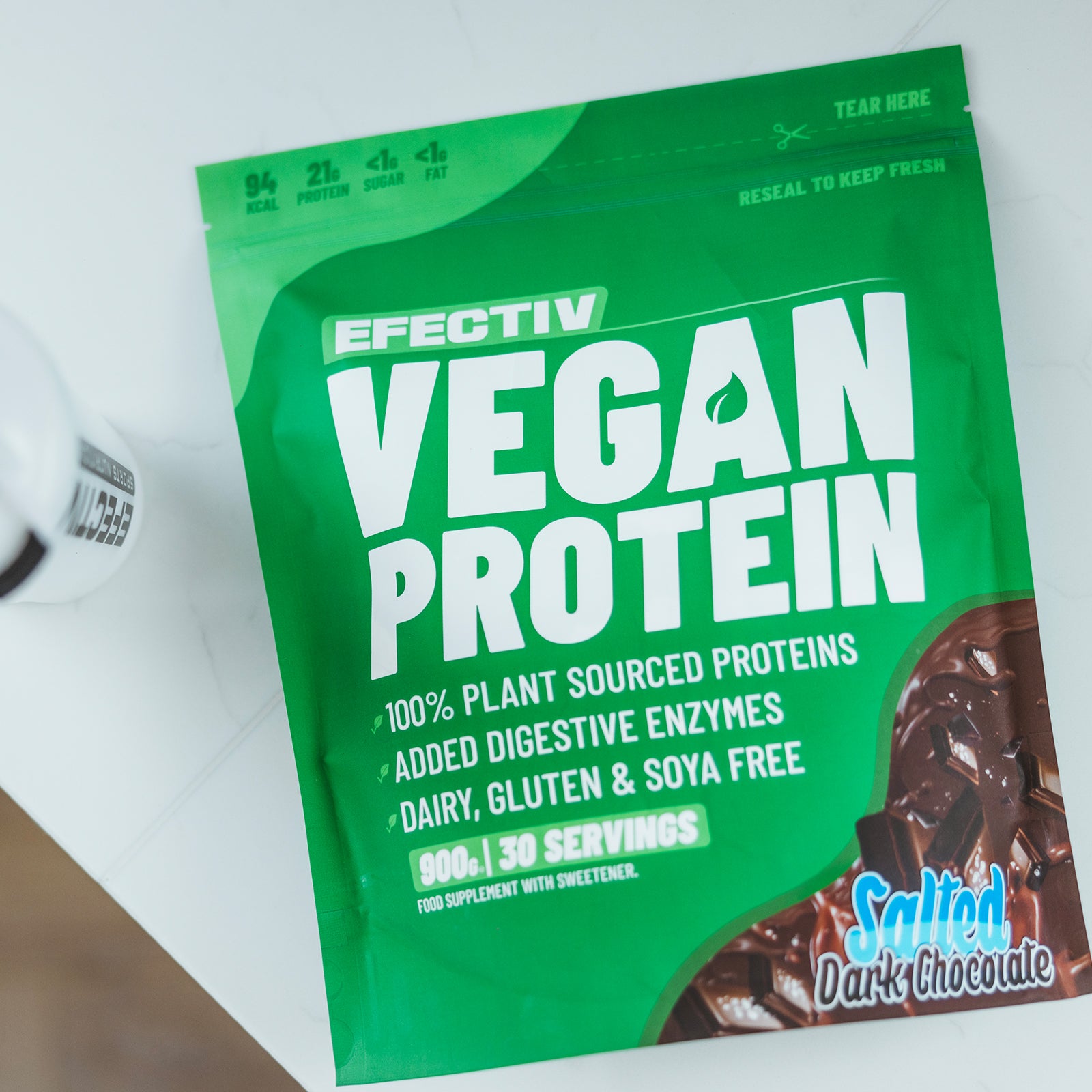 EFECTIV® Vegan Protein Powder | 30 Servings | 100% Plant-Based