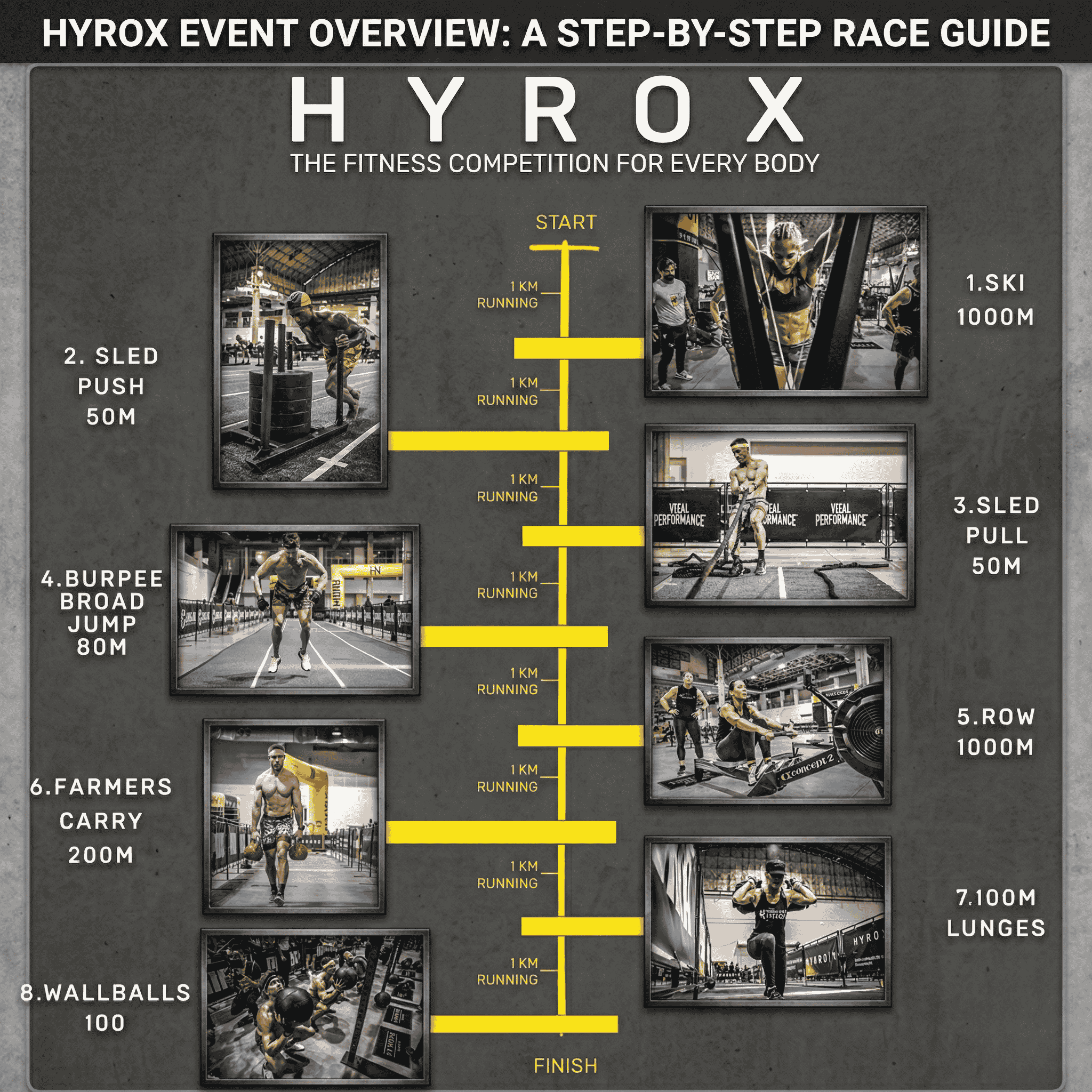 HYROX Race Format: Every Station, Every Demand